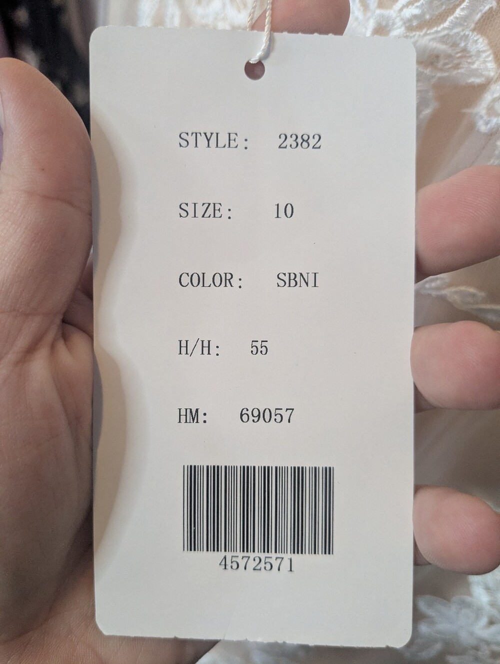 Casablanca Bridal 2382 Wedding Dress NWT Size 10 - Picture 9 of 10